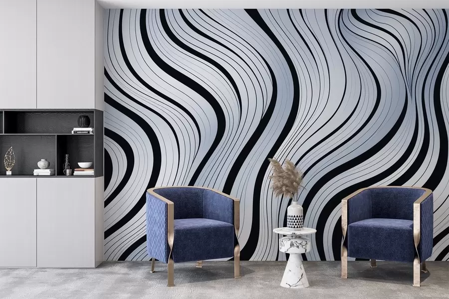 fototapet Valuri abstracte w04022v1