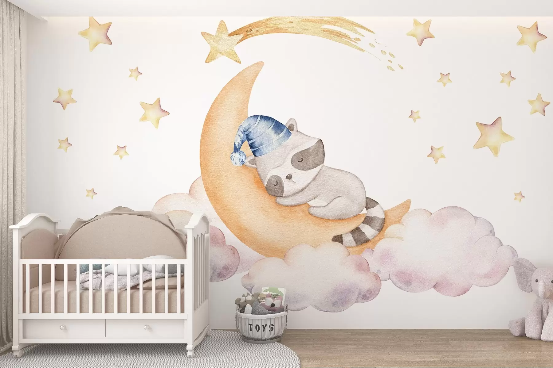 fototapet Raton pe lună w09169