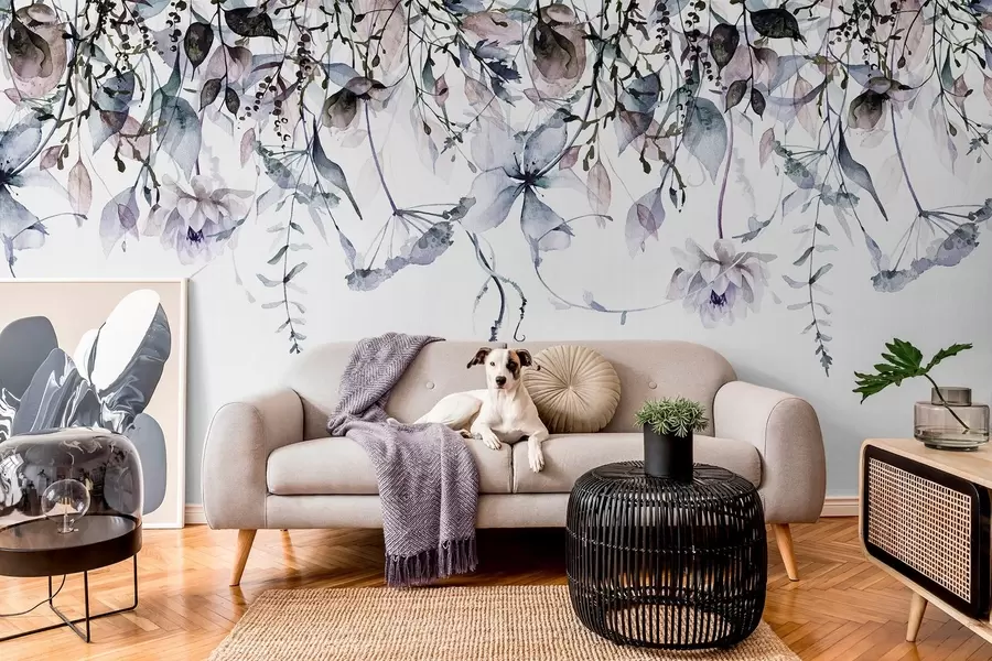 fototapet Flori împrăștiate w09170v1