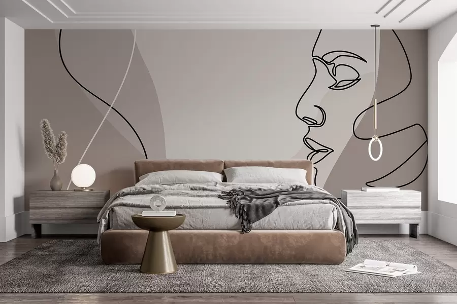 fototapet Față abstractă w09231v3