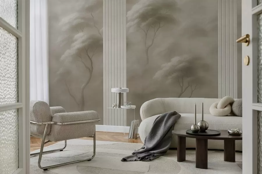 fototapet Pădurea se întâlnește cu panoul de artă w04187v1