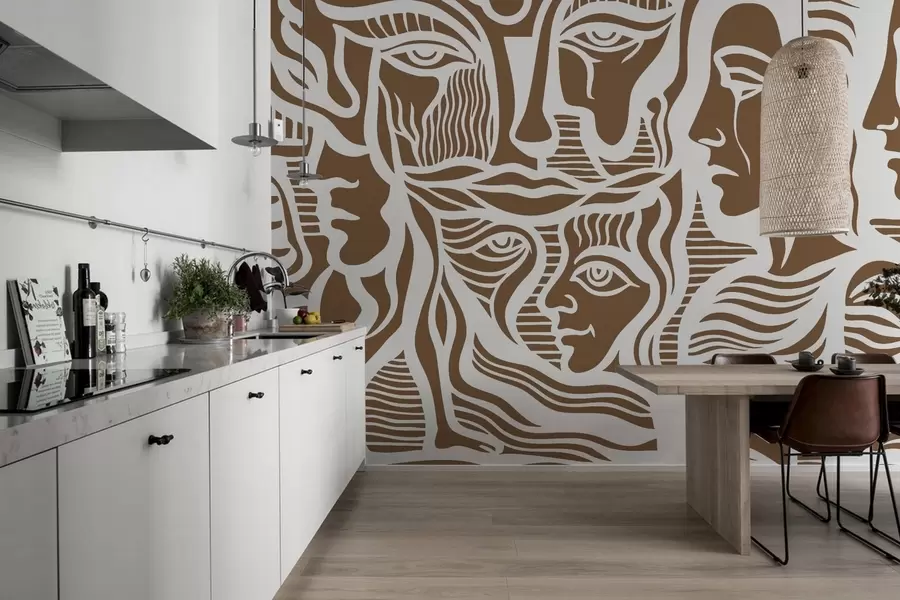 fototapet Anatomie abstractă w04191v1