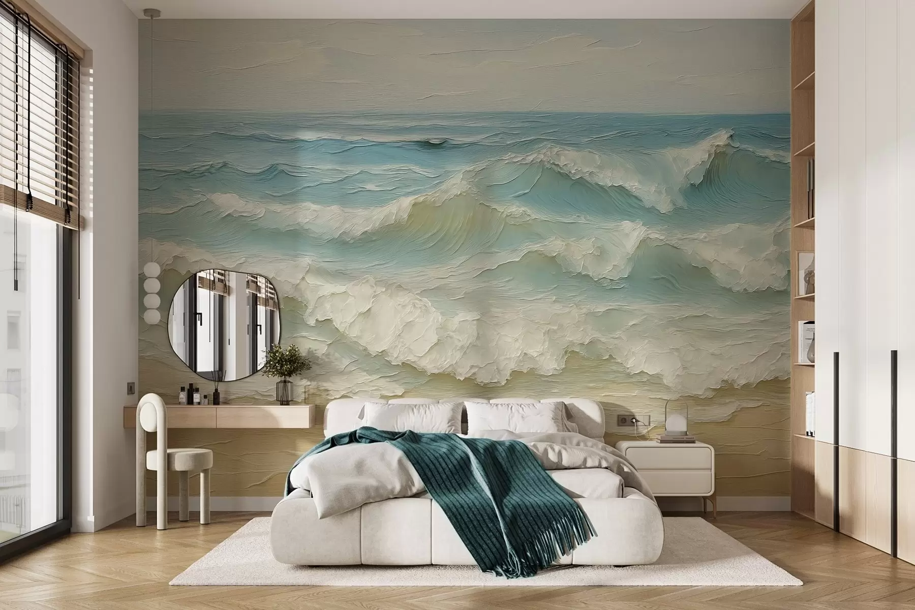 fototapet Iluzia valurilor volumetrice w04202