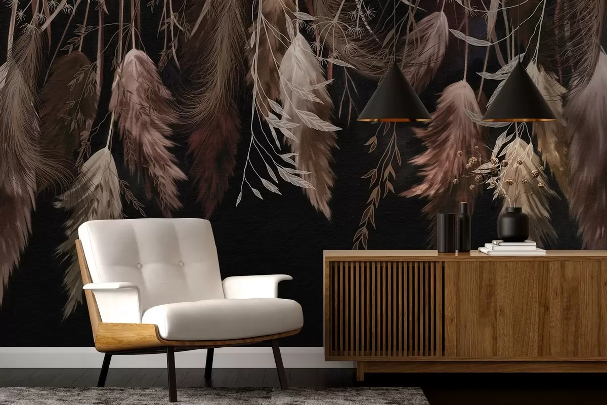 fototapet Flori de flori uscate w04253v1