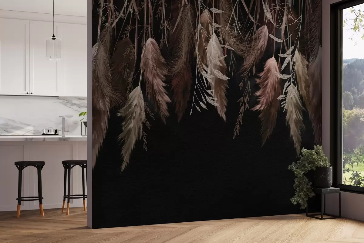 fototapet Flori de flori uscate w04253v1