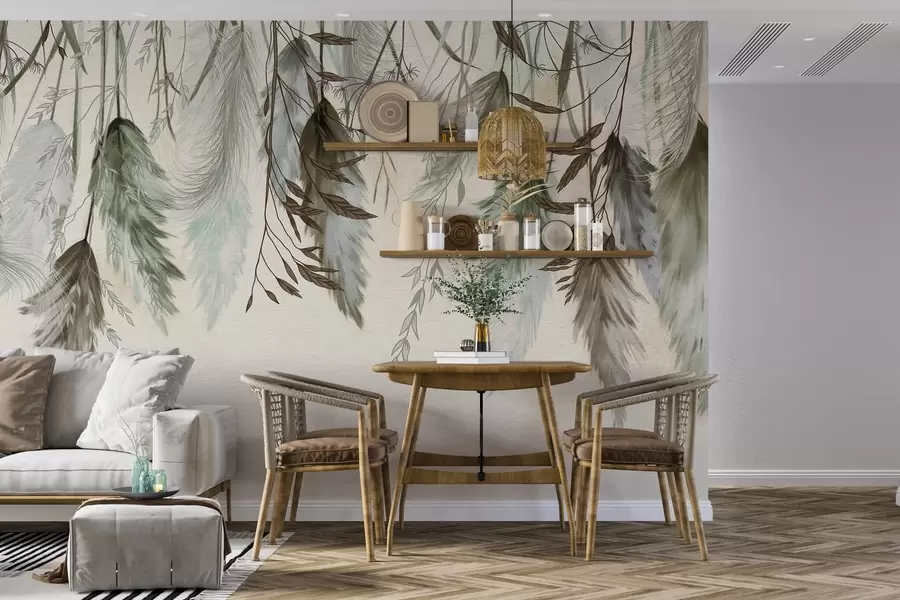 fototapet Flori de flori uscate w04253v2