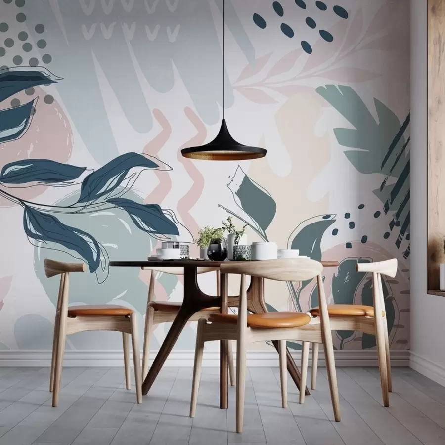 fototapet Frunze abstracte w04281v1