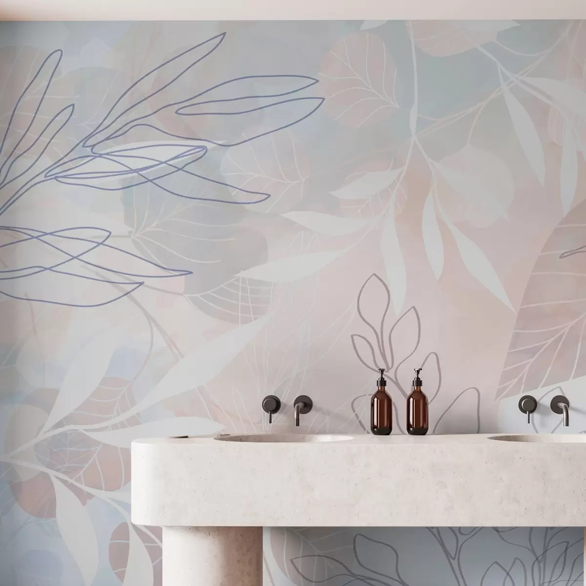 fototapet Abstracția plantelor w04297