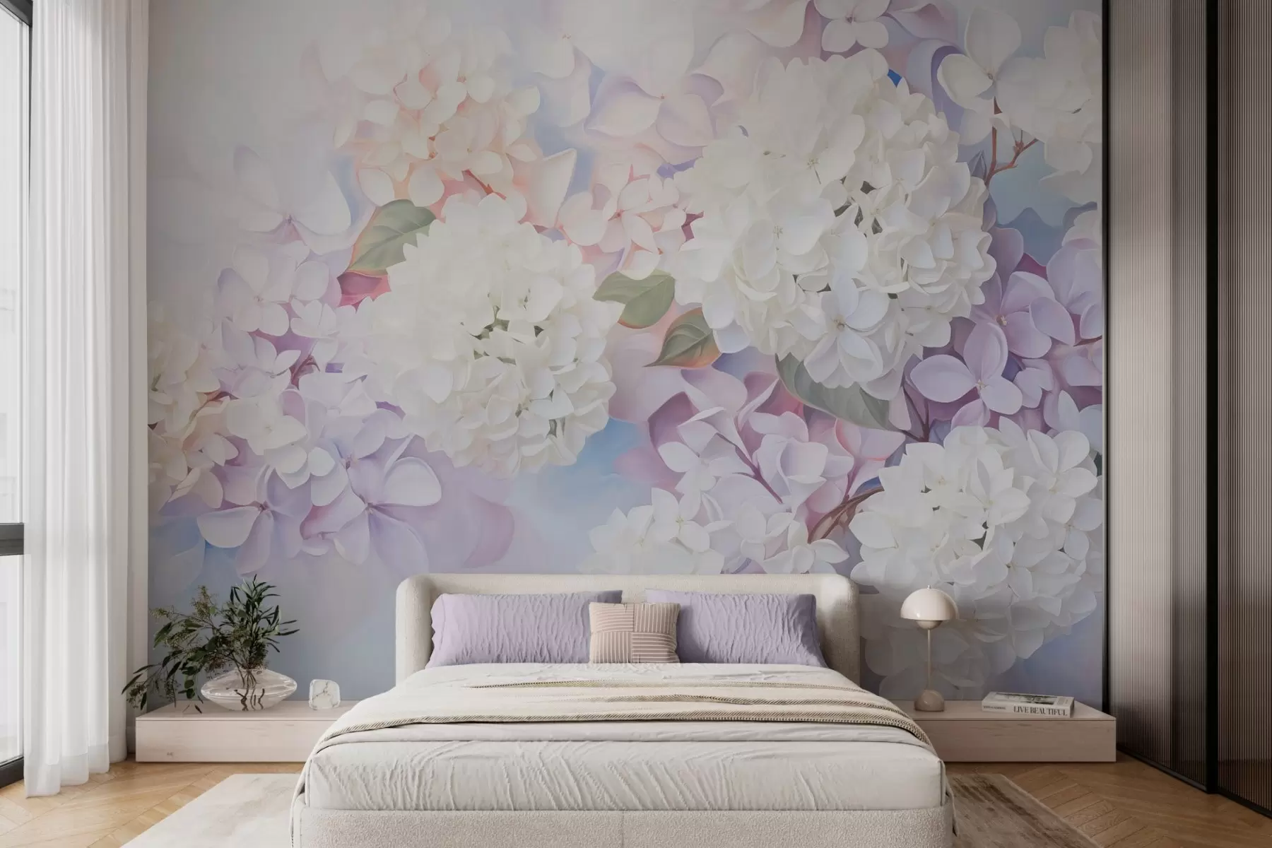 fototapet Flori de liliac w04300