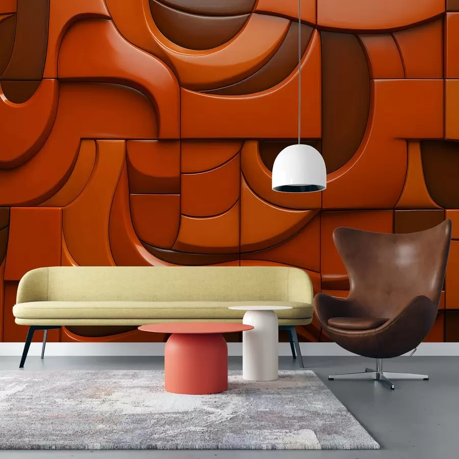 fototapet Perete în relief pictat w04321v1