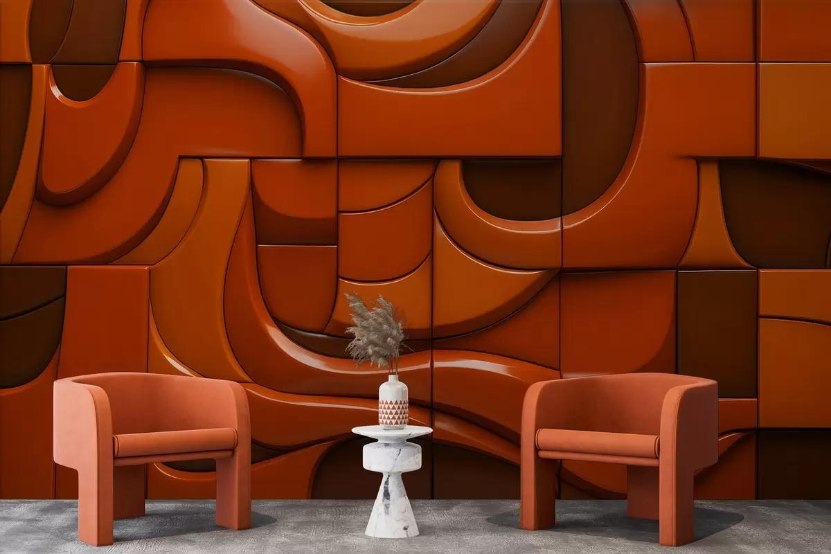 fototapet Perete în relief pictat w04321v1