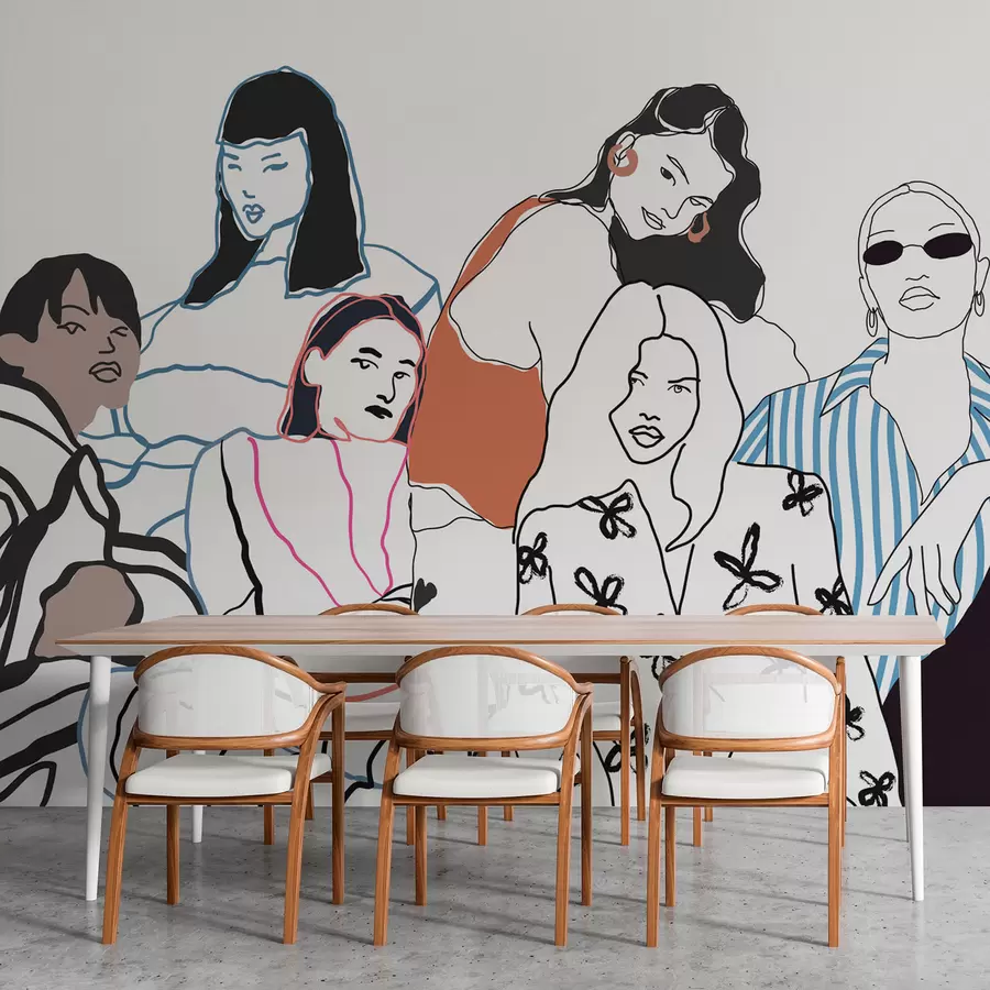 fototapet Fetele w04359v1