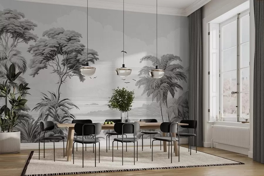 fototapet Copaci pe orizont w04363v1