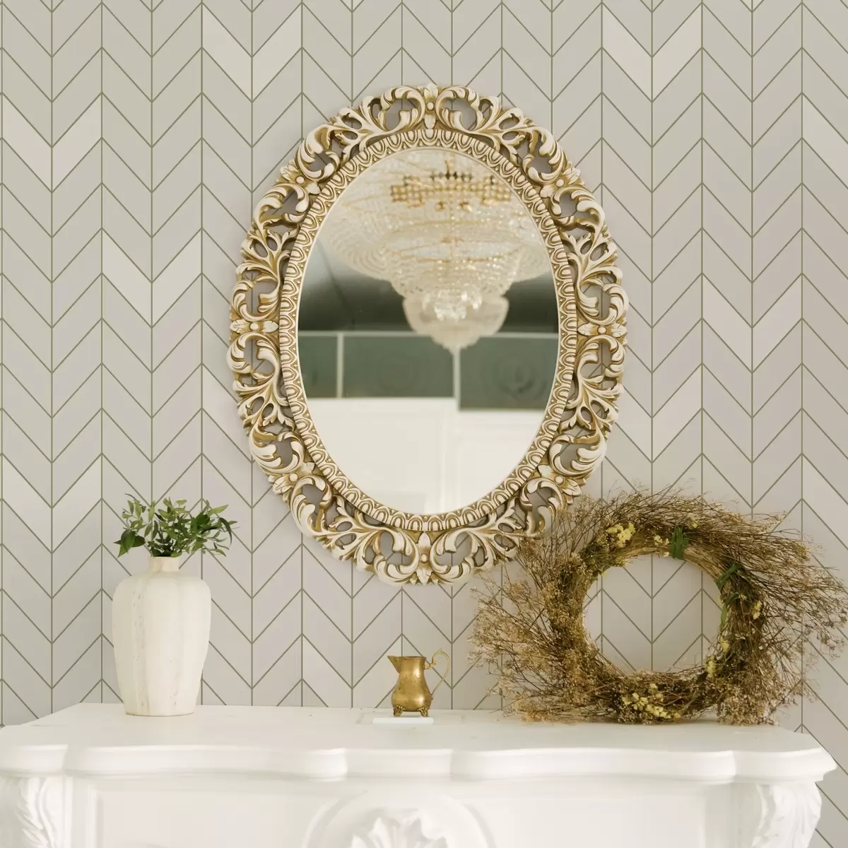 Wallpaper Model geometric cu linii subțiri a00487