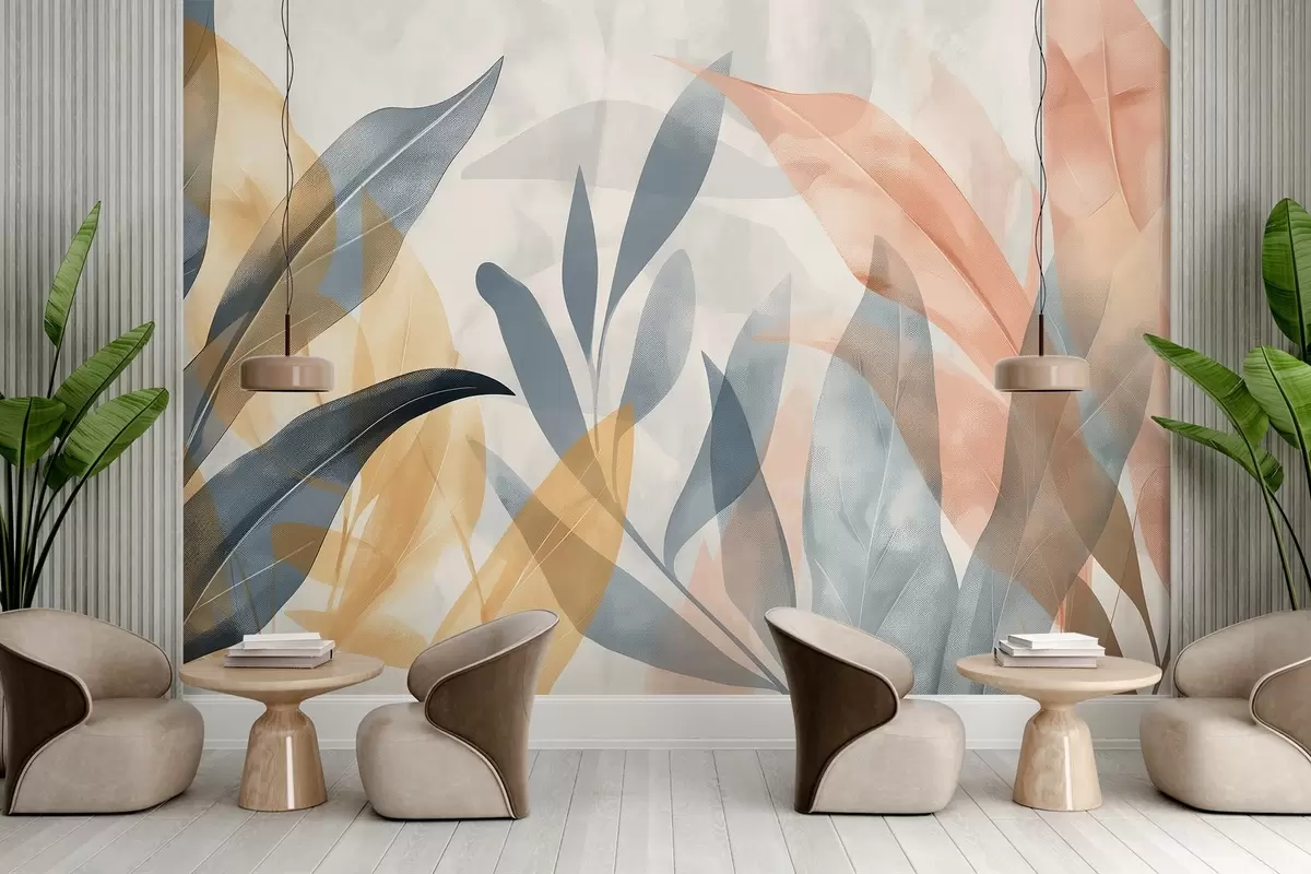 fototapet Frunze colorate w04483