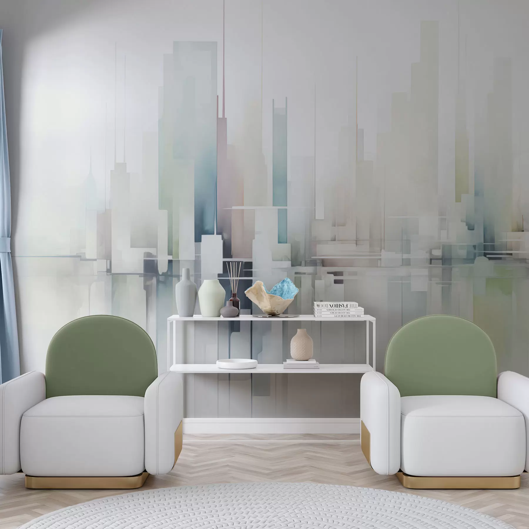 fototapet Oraș abstract w04488