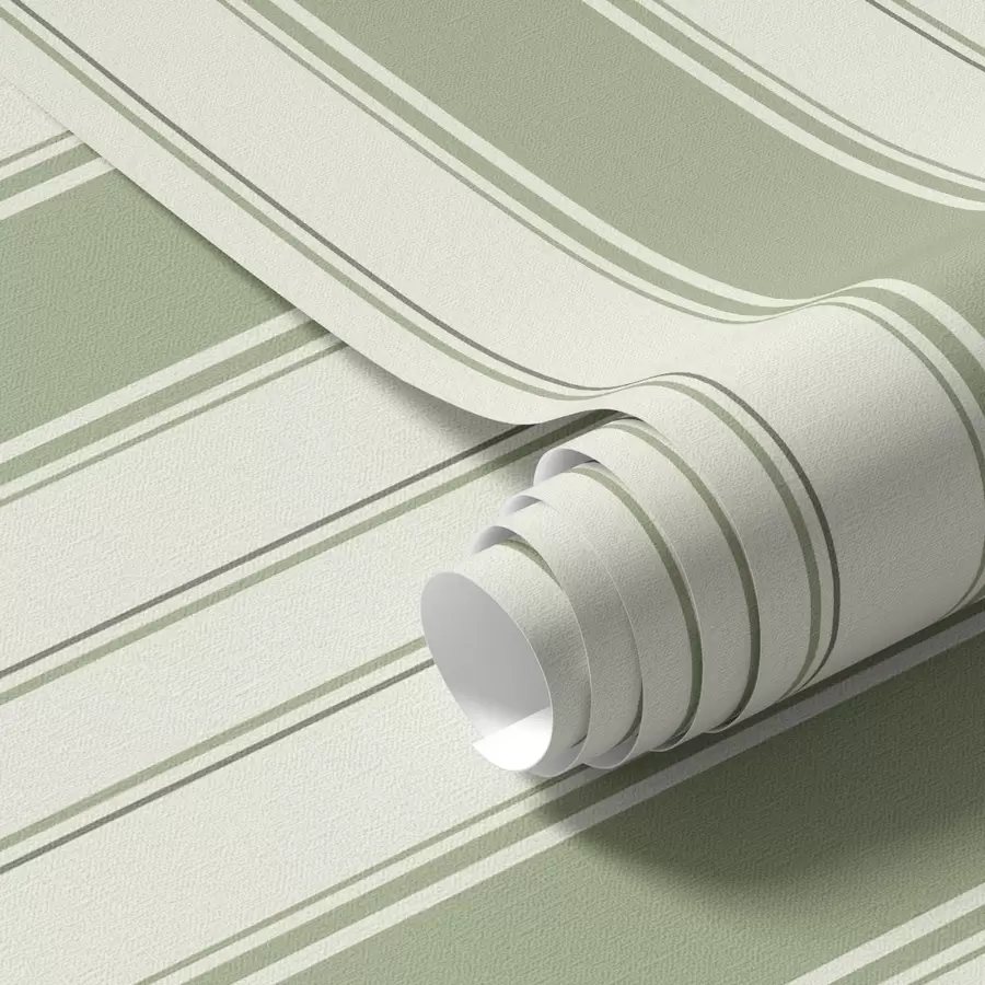 fototapet Fond crem cu dungi verticale chiar verzi a00560