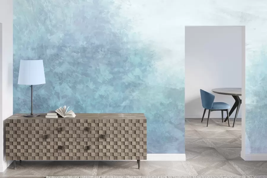 fototapet Imitație de frunze pe un perete de beton w04468v1