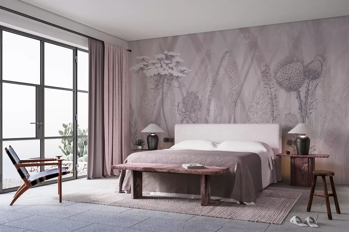 fototapet Ierburi și herbariu w04473v2