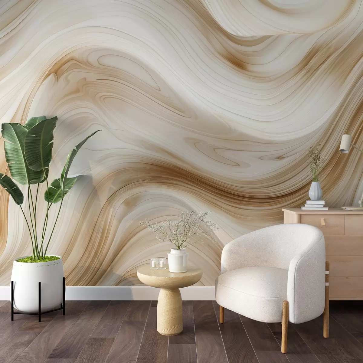 fototapet Linii abstracte w04513