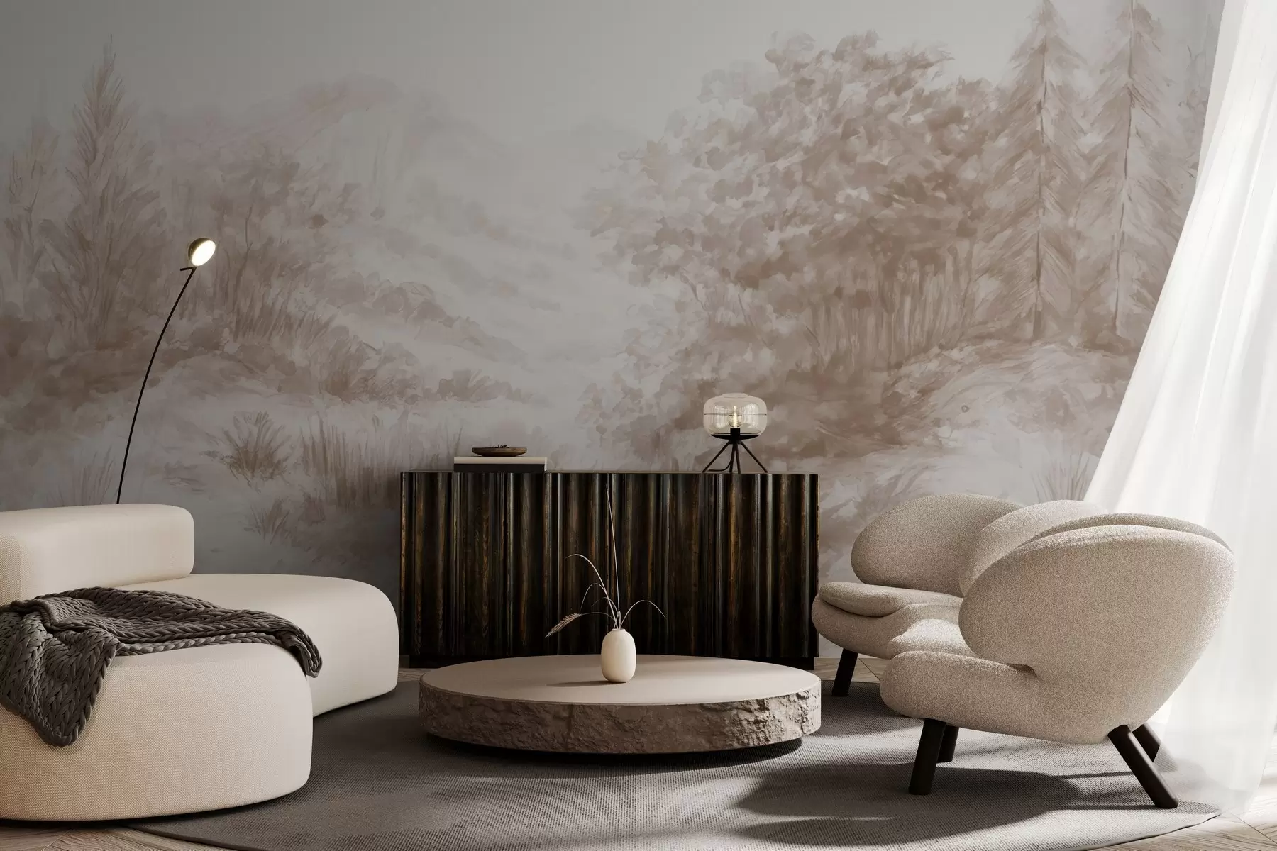 fototapet Contururi colorate w04572v1