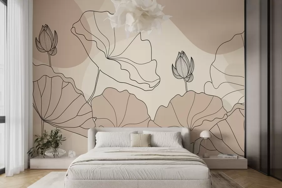 fototapet Flori de lotus w04648