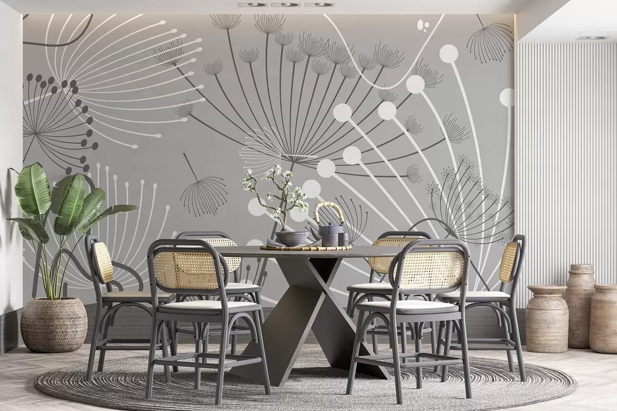 fototapet Flori abstracte w04702v3