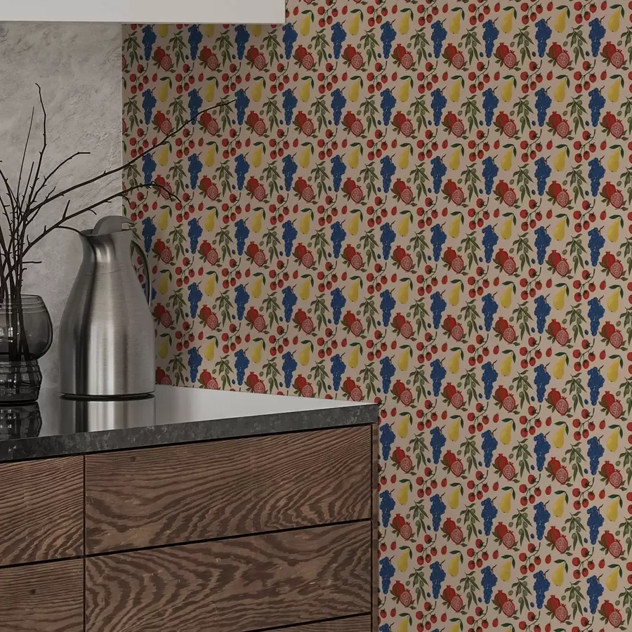 fototapet Fructe suculente pe un fundal bej cald a00801v1