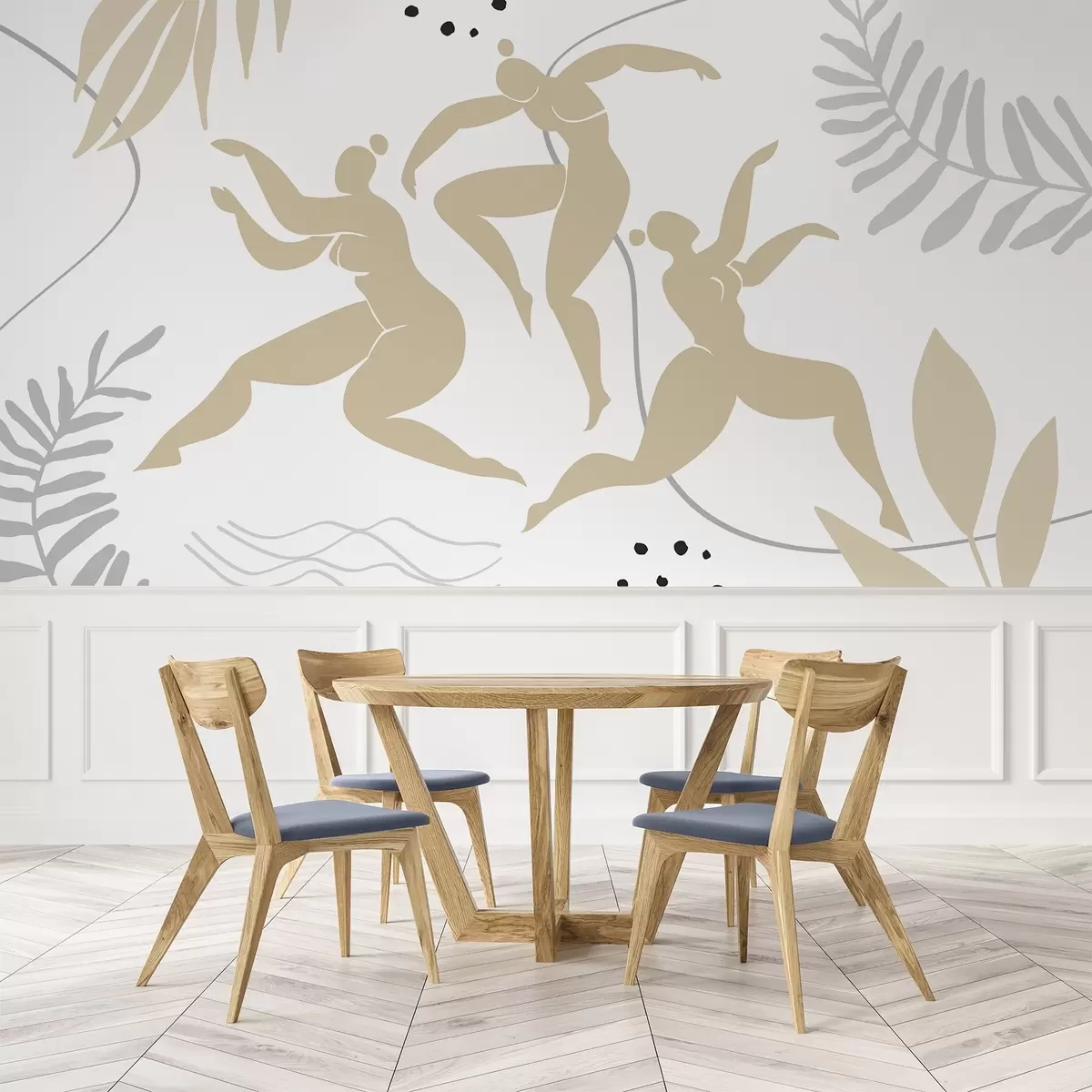 fototapet Siluete abstracte de femei w04725