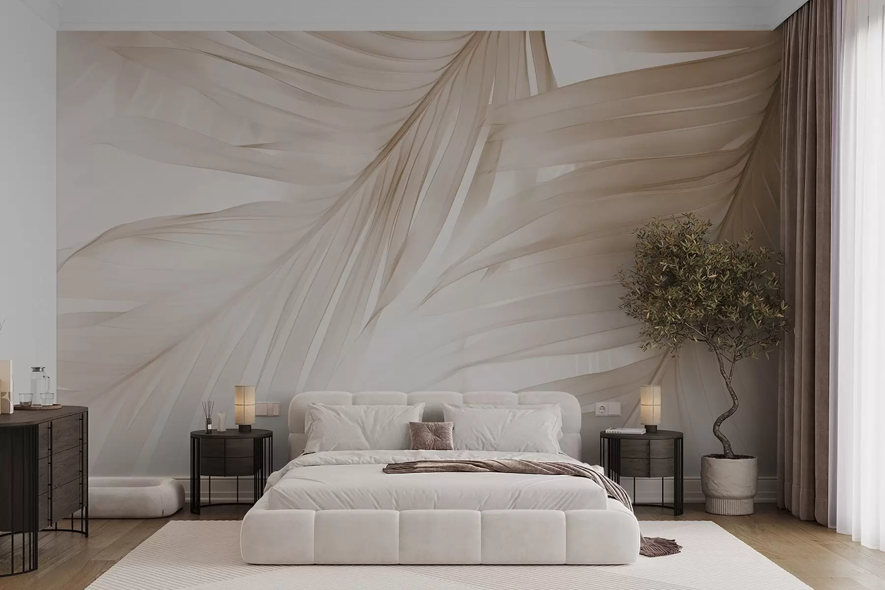 fototapet Frunze de ferigă w04727