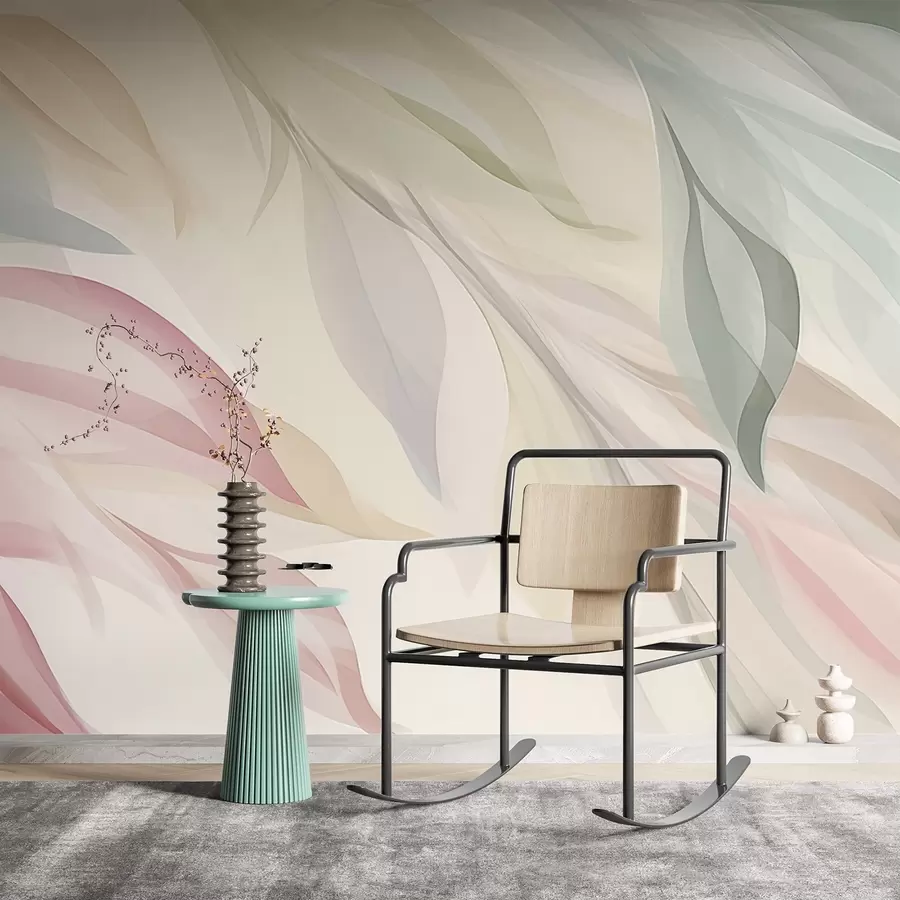 fototapet Frunze ascuțite multicolore w04742