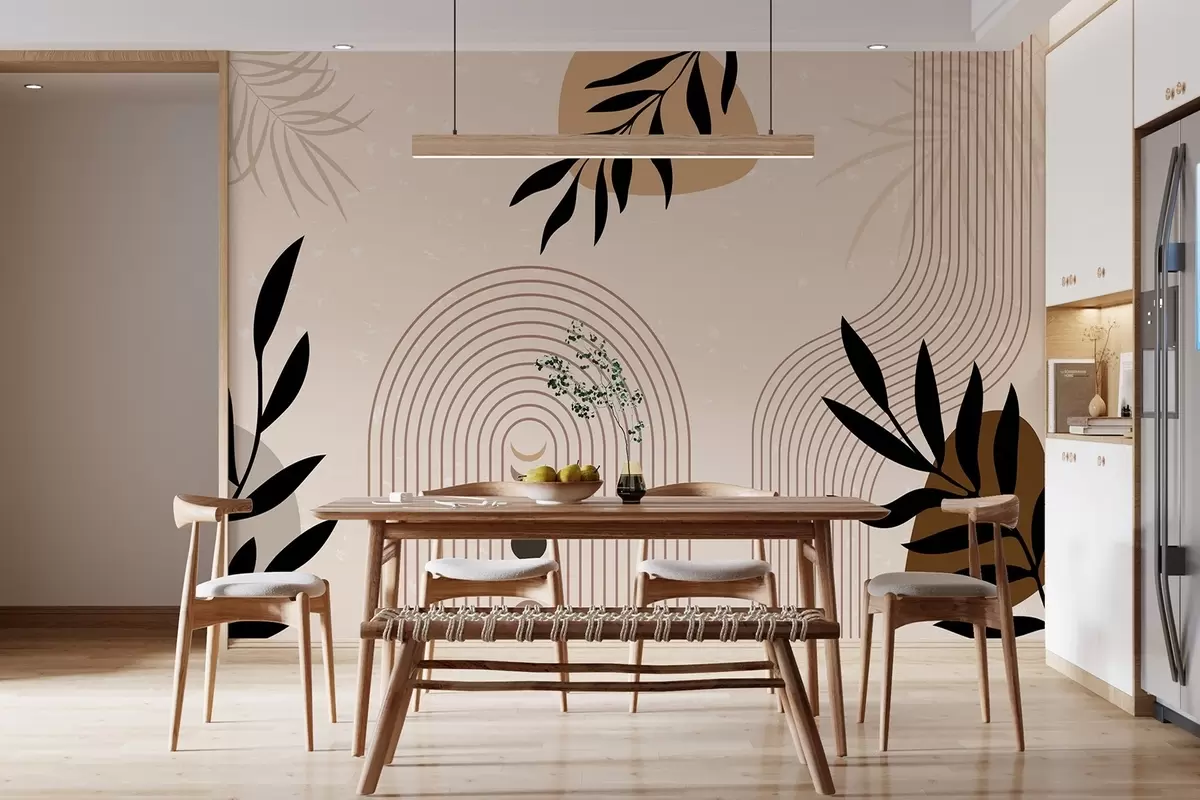 fototapet Rezumat cu plante w04745