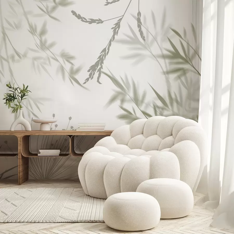 fototapet Siluete de frunziș w04850