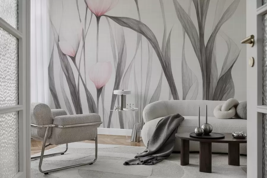 fototapet Lalele fragile și translucide w04831v1