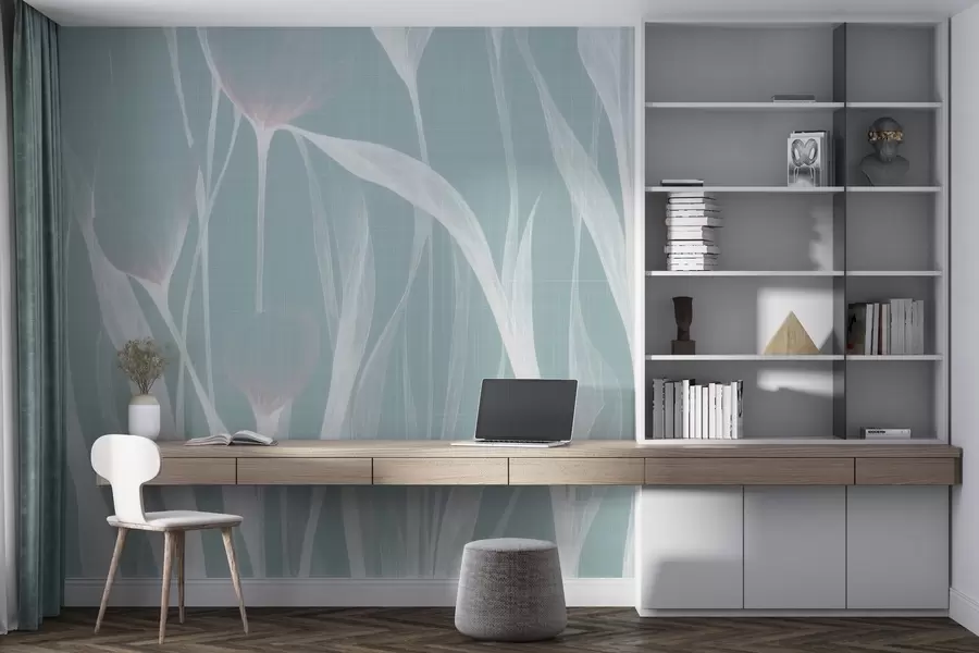 fototapet Lalele fragile și translucide w04831v2