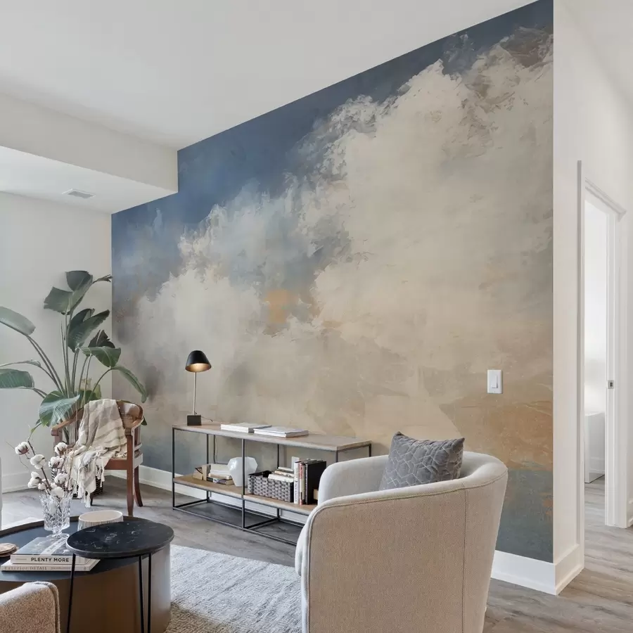 fototapet Imagine abstractă cu nori în stil loft w04841