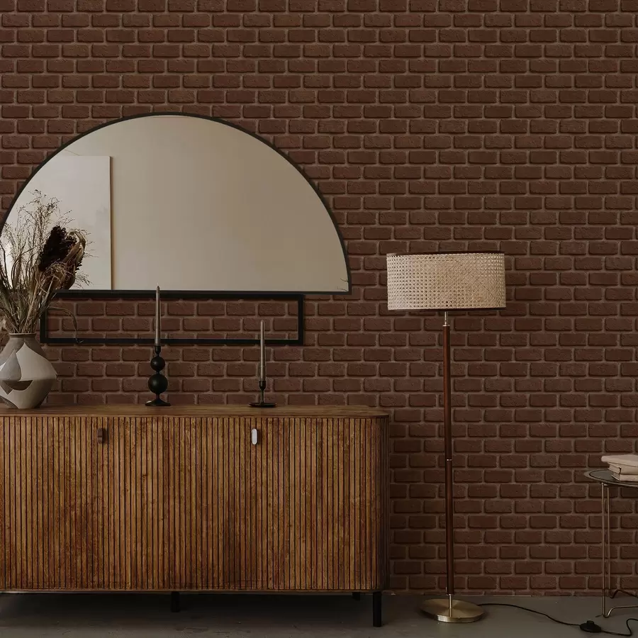 fototapet Textură rustică de cărămidă maro a00879