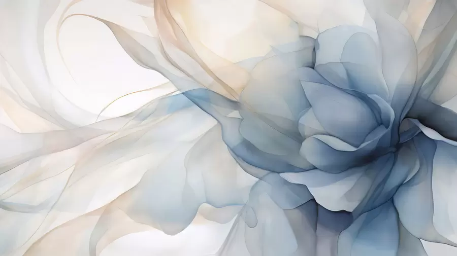 fototapet Văl floral delicat w04944