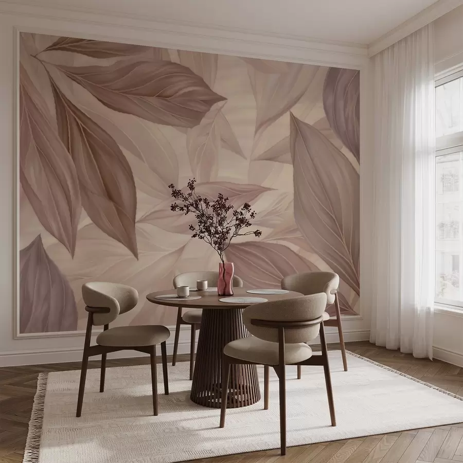 fototapet Frunze delicate abstracte w04969v1