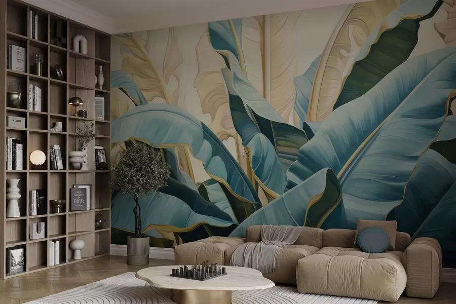 fototapet Frunze mari de bananier w05005