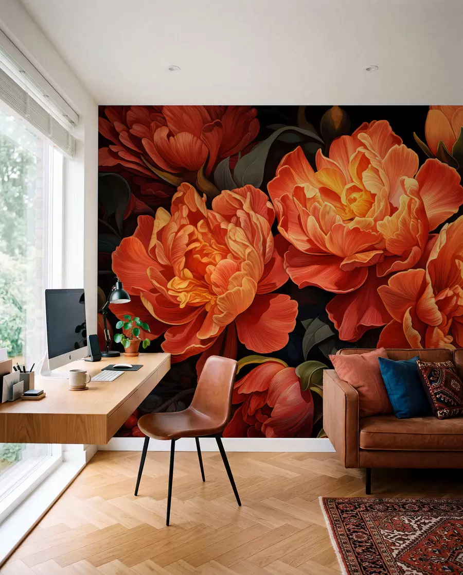 fototapet Seară florală caldă w05044