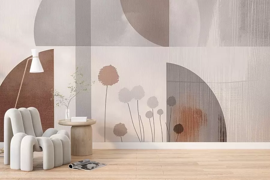 fototapet Flori și textură w09627v1