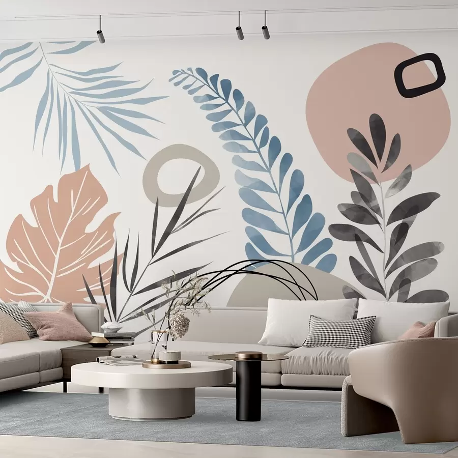 fototapet Abstracție cu vegetație w05137v1