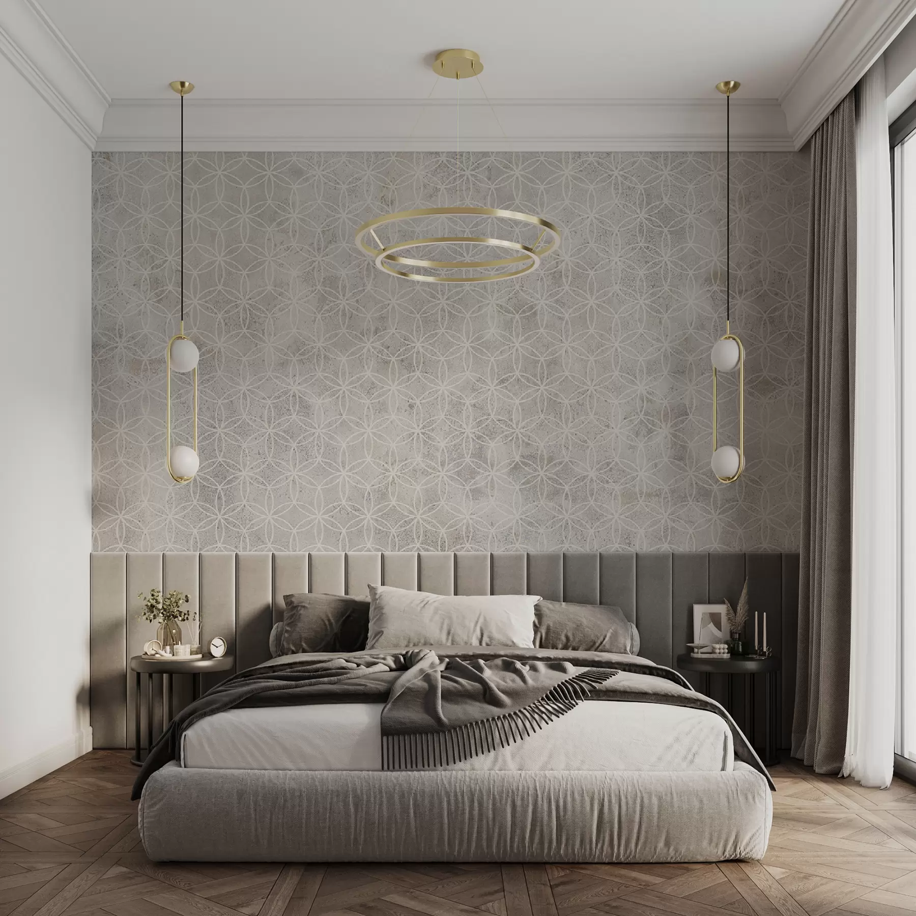 fototapet Mozaic din ciment și beton u71923