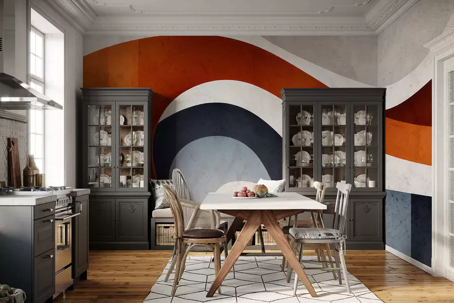 fototapet Spațiu geometric w05169