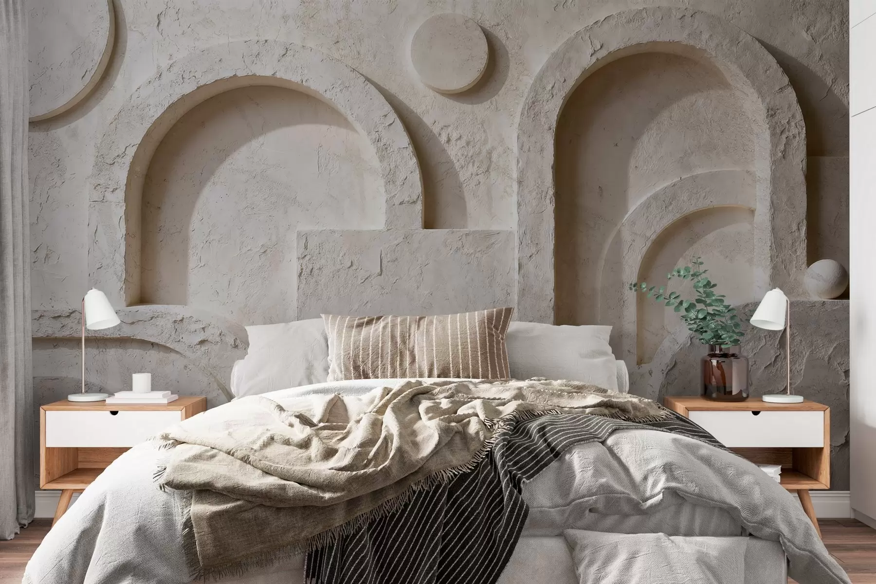 fototapet Geometrie volumetrică realizată din beton w05186