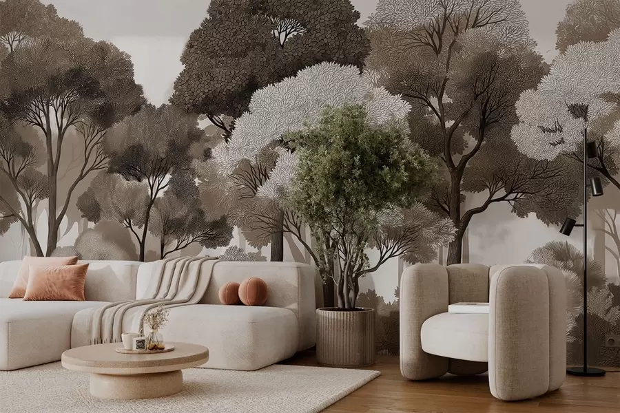 fototapet Pădure de foioase w05198v3