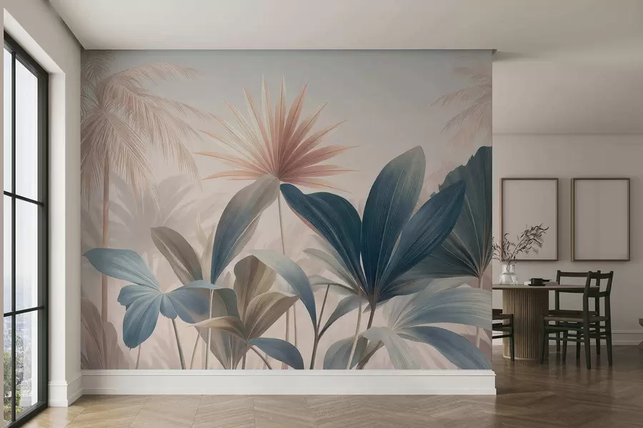 fototapet Frunze tropicale împletite w05251