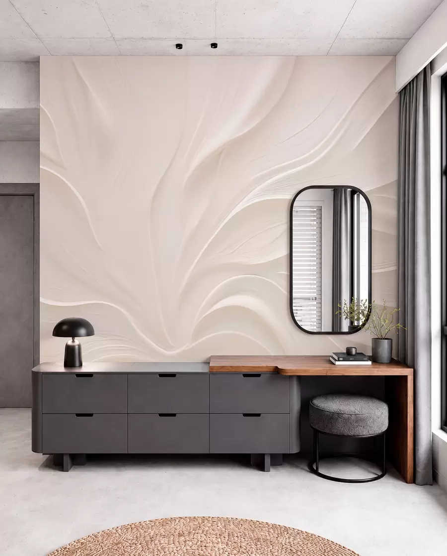 fototapet Frunze delicate și translucide pe o ramură w05267