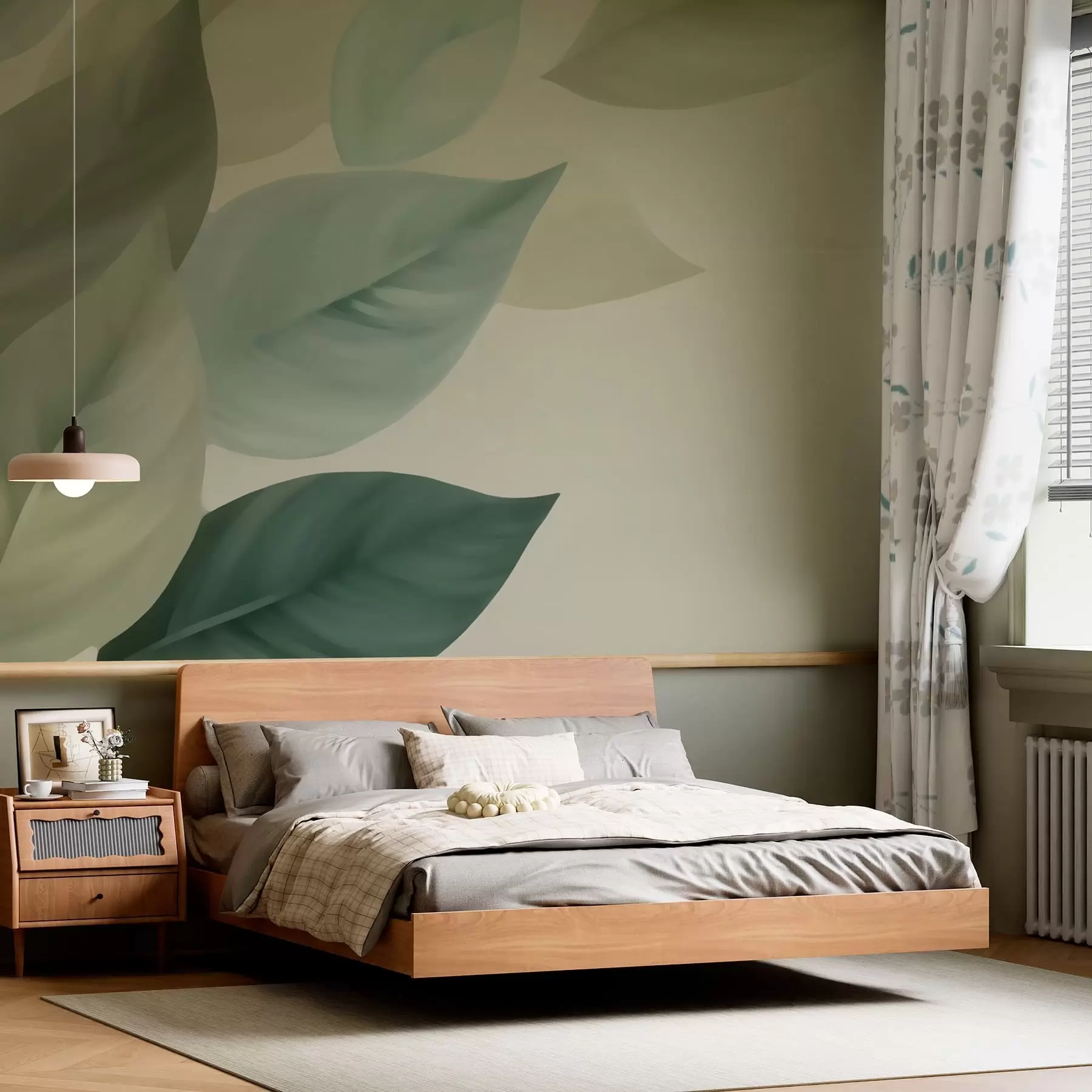 fototapet Frunze mari w05107